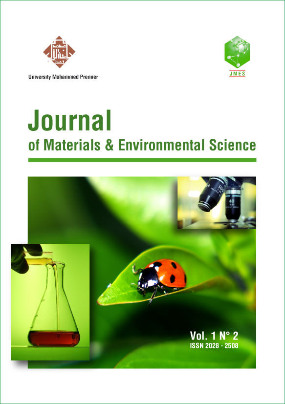 Journal Of Materials And Environmental Science